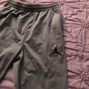 Grey Jordan sweatpants never worn